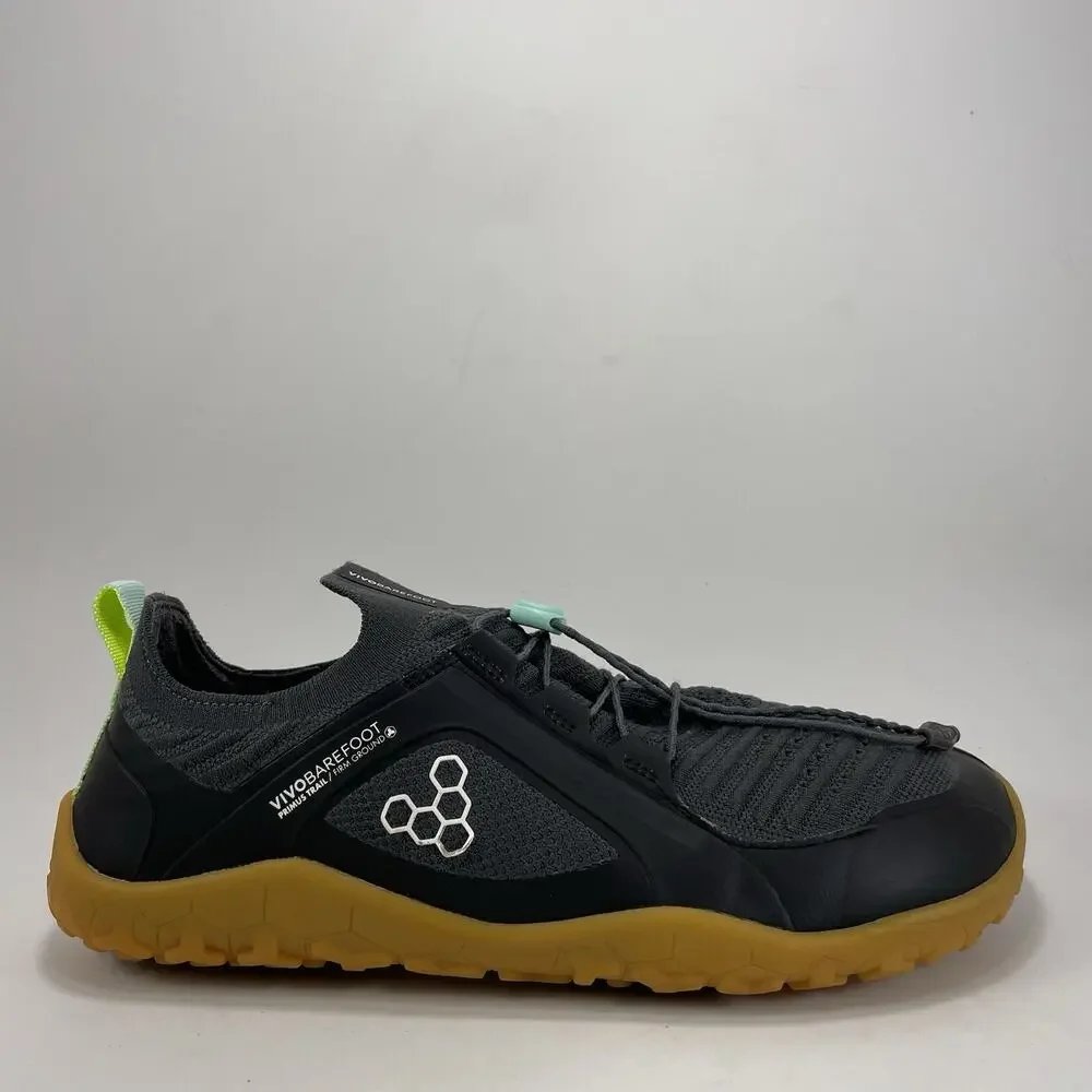 Vivobarefoot Primus Trail Knit FG Minimalist Shoes Womens Size 43, US 11.5 Black - Picture 1 of 9